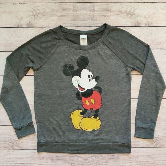 Disney Mickey Mouse long sleeve graphic tee sz M - Picture 6 of 10